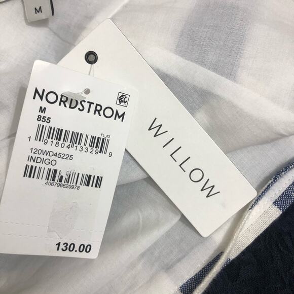 WILLOW Eli Open Back Linen Blend Jumpsuit Medium NWT - Picture 8 of 10